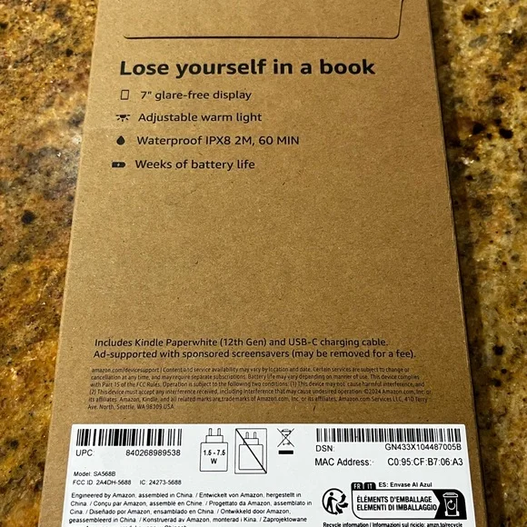 Paperwhite Gen 12 - Black - Picture 2 of 3